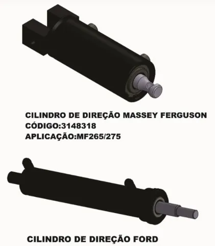 Cilindros hidráulicos Tratores