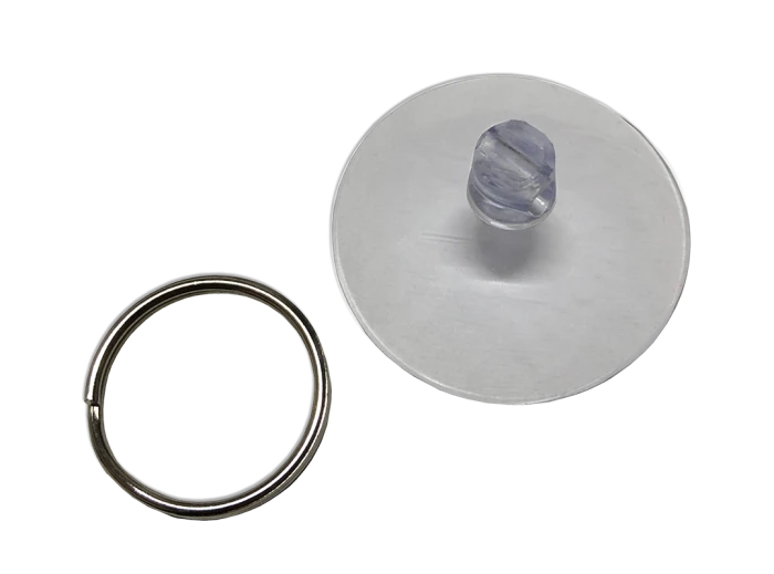 10 Ventosas de 40mm (4cm) De Silicone P/Vidro Acrílico Pvc