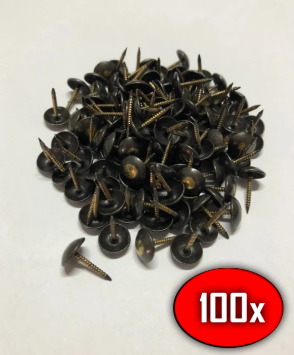 100 Taxinha de Cabeça Cor Fume 10/16mm