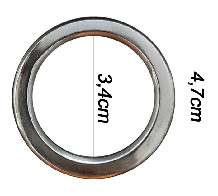 Argola numero 18 inox grossa espessura 8mm