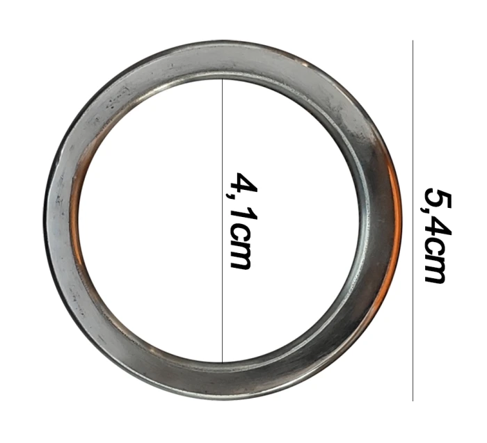 Argola numero 19 inox grossa espessura 8mm