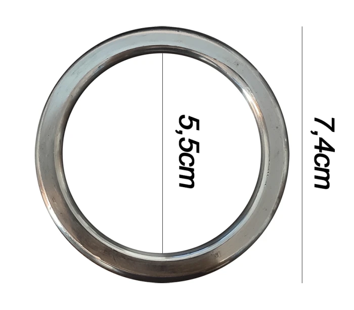 Argola numero 22 inox grossa espessura 8mm