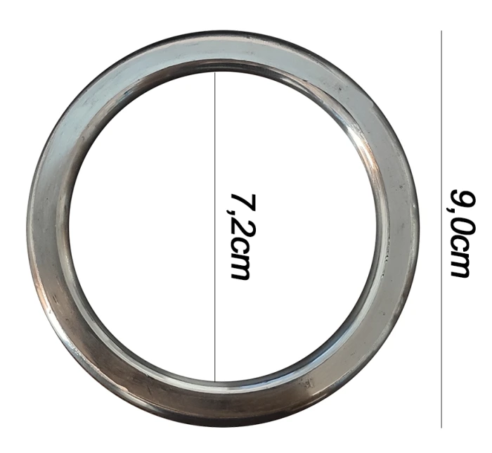 Argola numero 25 inox grossa espessura 8mm