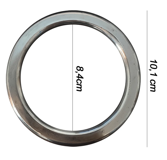 Argola numero 27 inox grossa espessura 8mm