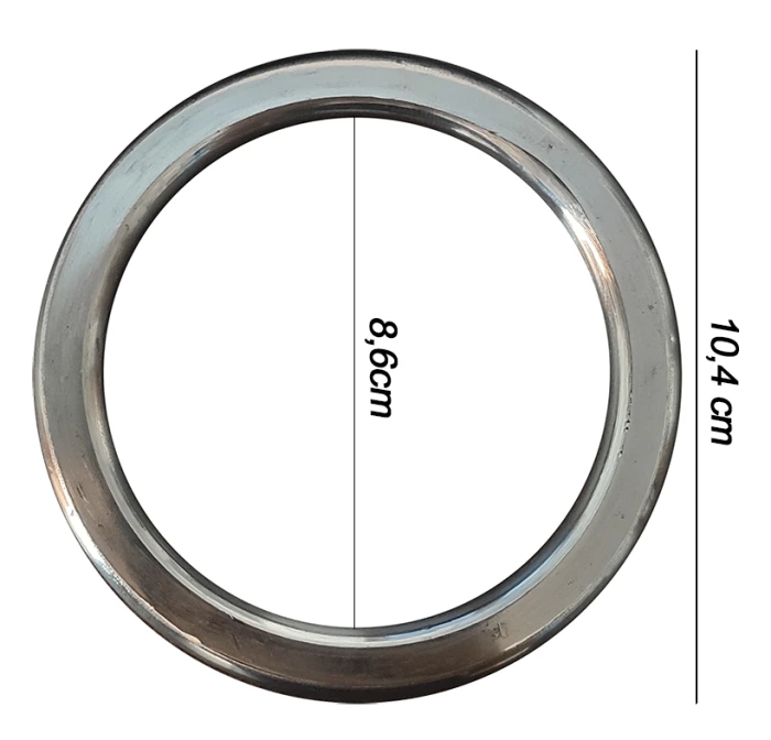 Argola numero 28 inox grossa espessura 8mm