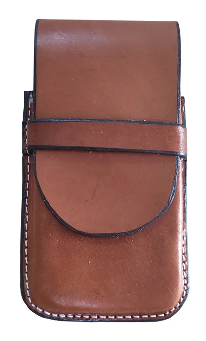 Bainha Capinha para Celular Capa Coldre Tamanho UNIVERSAL - Castanho Claro