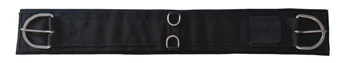Barrigueira de Neoprene / neopreme com Fivelas em Inox - Preto