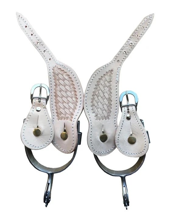 Combo Espora para Doma com Correia de Couro - Natural