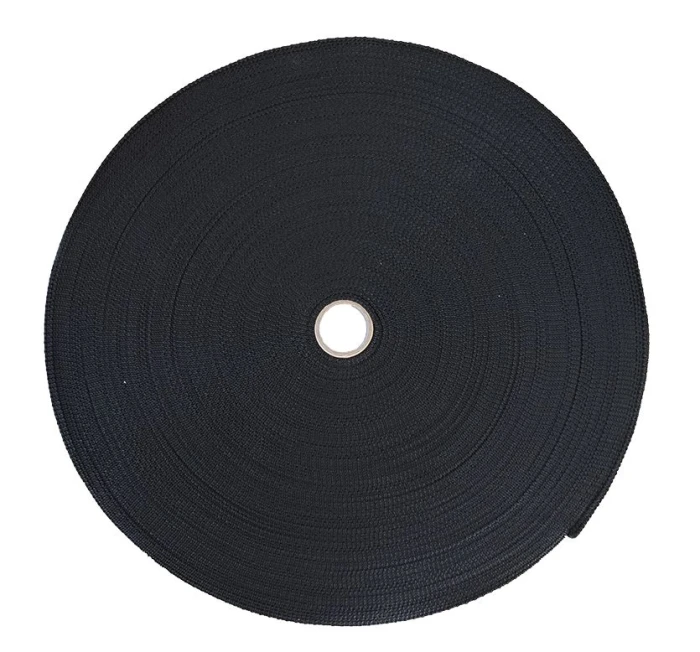 Fita para Barrigueira ROLO COM 50 Metros  10CM  de Largura Vermelha/Preta - Preto