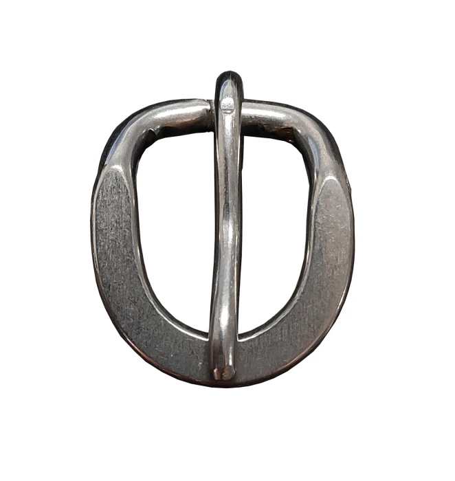 Fivela Meia Argola 15mm em Inox