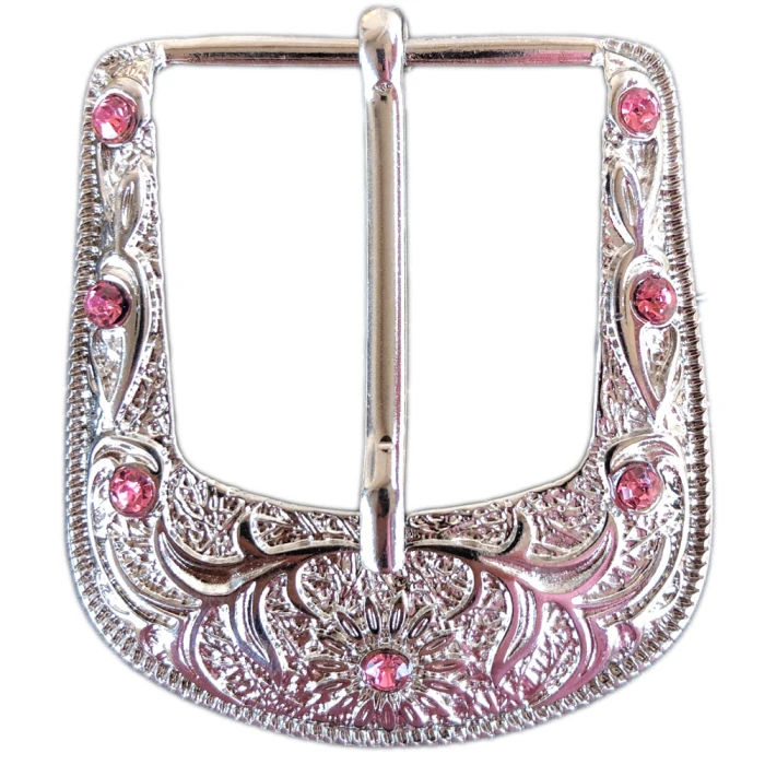 Fivela Strass Clássica - Rose