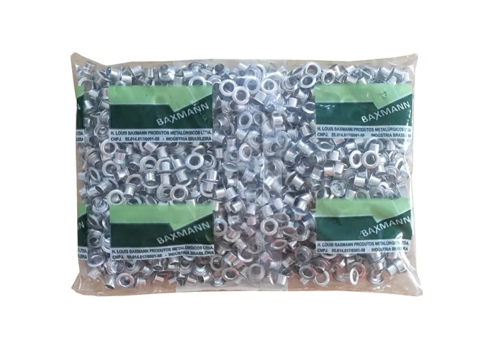 Ilhós de Aluminio /51 Pacote com 1000 unidades.
