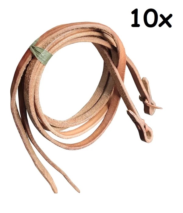 Kit 10 Par de Redea Aberta de Bufalo 2 metros