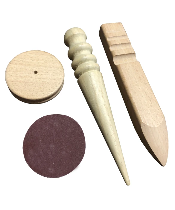 Kit Brunidor Madeira com 3 Peças