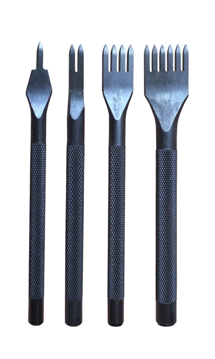 Kit Cinzel Aço Carbono Cabo Texturizado com 4 Peças 3mm
