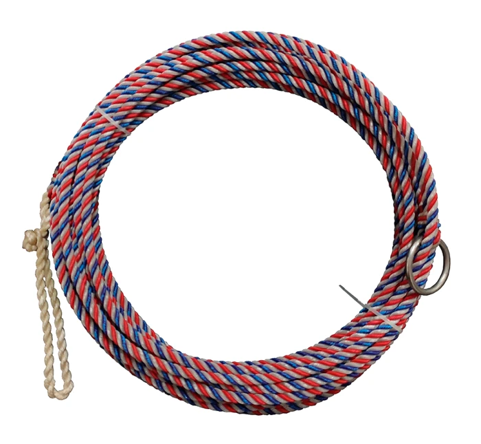 Laço / Corda Coral De 15m Chumbado No Meio / Polipropileno