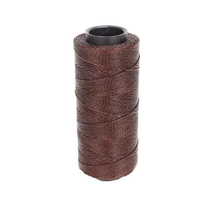 Linha /  Cordão Encerado Nº4 100g Várias Cores - Marrom
