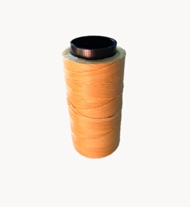 Linha encerada chata Cordão Chato Encerado Nº4 100g Várias Cores - Bege
