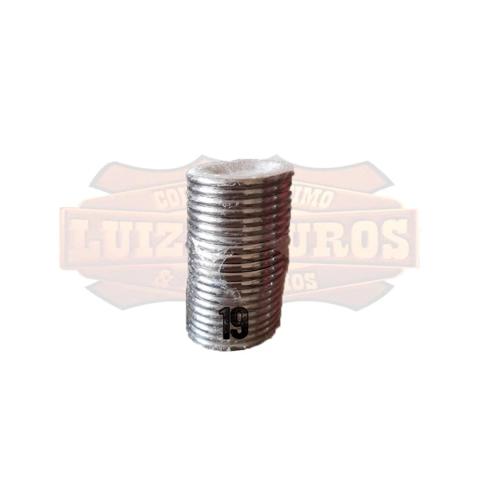 Pacote de Argola Inox Nº 19 Chata Pacote C/20 Unidades