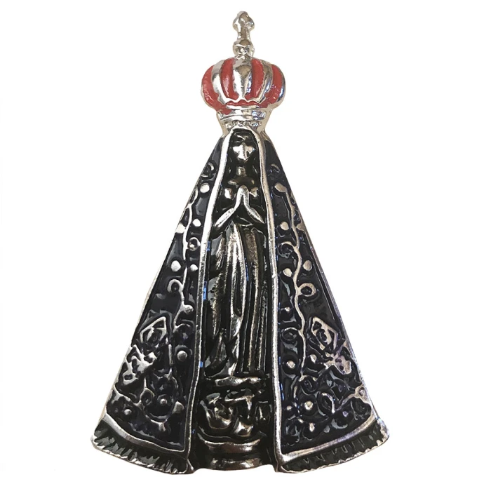 Passador de Lenço Nossa Senhora Cor Prata
