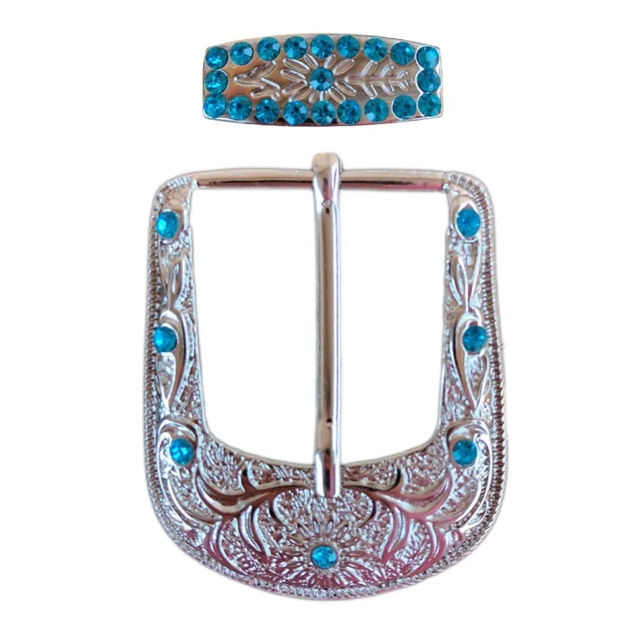 Passador Strass Premium - Aquamarine