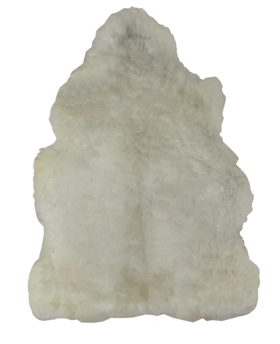 Pelego 100x60cm Grande Pelagem Alta Modelo R - Branco