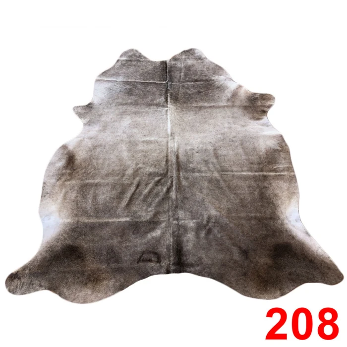 Tapete de Couro Bovino 2,00 met x 2,00 met / Tapete de Pelo de Boi / Couro legitimo Grande - 208