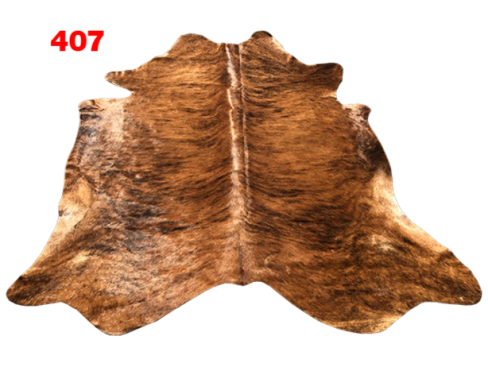 Tapete de Couro Bovino 2,00 met x 2,00 met / Tapete de Pelo de Boi / Couro legitimo Grande - 407