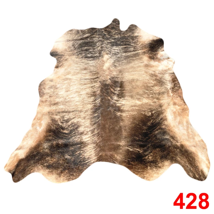 Tapete de Couro Bovino 2,00 met x 2,00 met / Tapete de Pelo de Boi / Couro legitimo Grande - 428