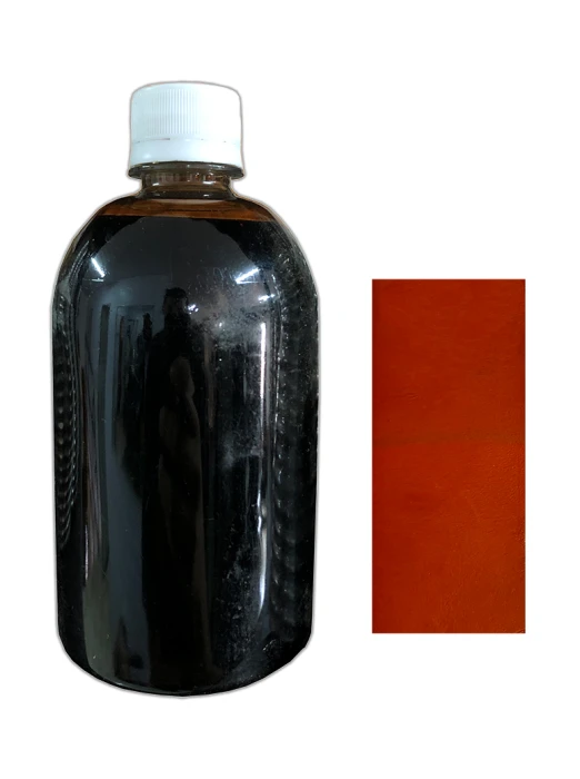Tinta Para Couro cor caramelo AL/ Sola / Selaria 500ml Fabricação Própria