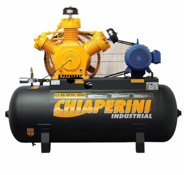 Compressor De Ar A.pressão Tri Fechado 10hp 360l Chiaperini (Novo na embalagem)