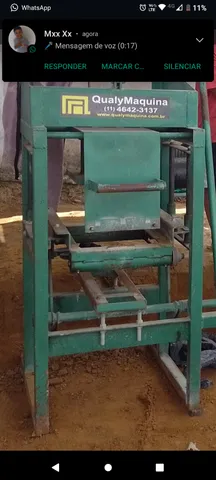 Máquina de fazer bloco 