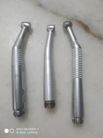 Lote 3 canetas de alta rotação funcionando perfeitamente 