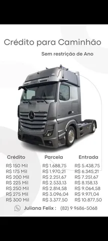 Caminhoneiros,sonham em adquirir seu veículo?