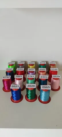 Linhas para máquina bordar 
