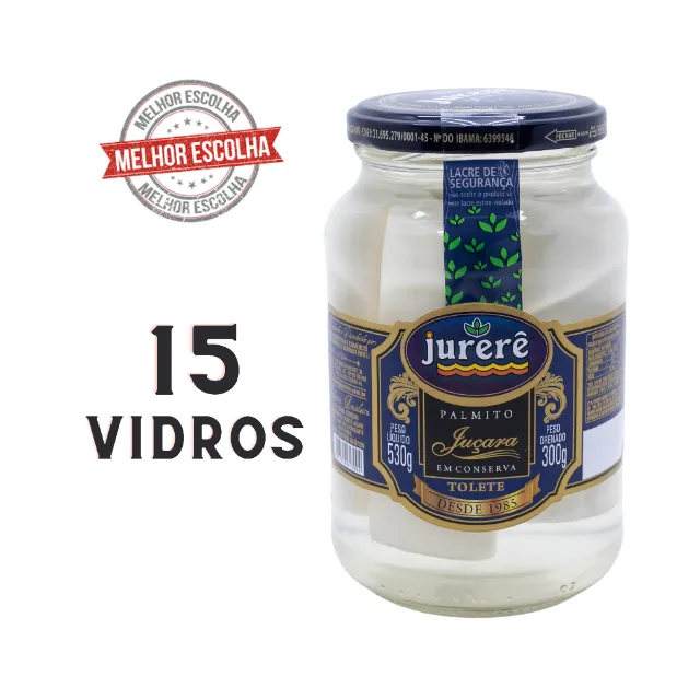 Palmito juçara em conserva Jurerê
