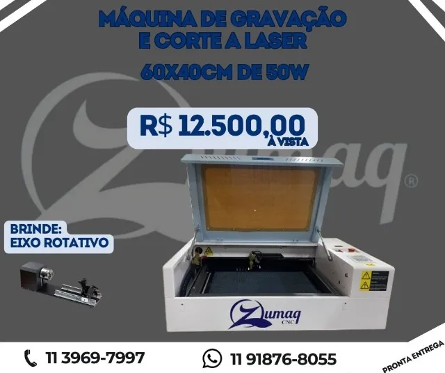 Máquina a laser 60x40cm 