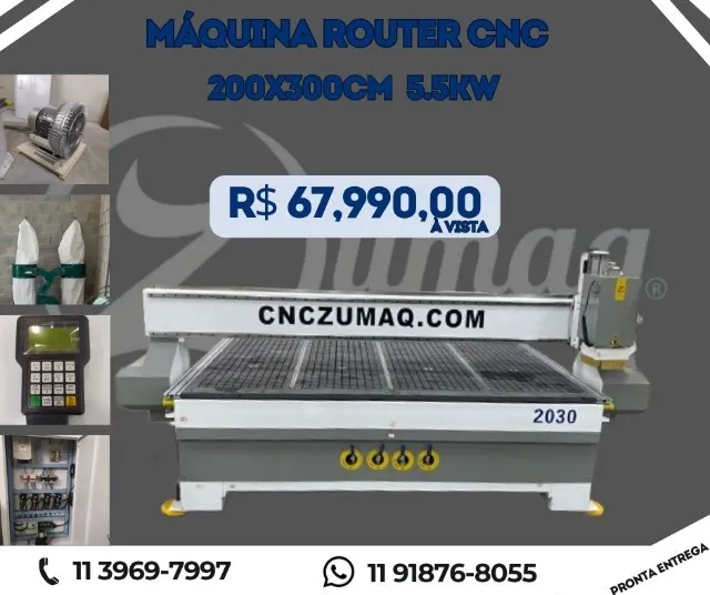 Router cnc 200x300cm