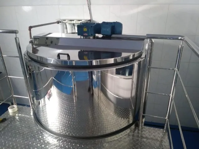 Reator para cosméticos com capacidade de 1000L Inox 304