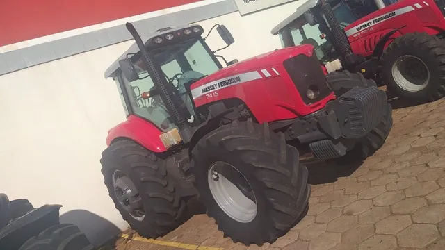 Trator MF7415/4 cabinado - ano 2013