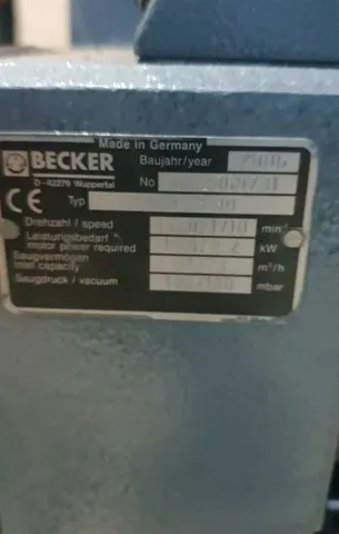 Bomba de Vácuo Becker /Original/ Só Vácuo