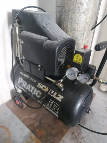 Compressor Schulz pratic Air 8,5/25 Litros 2 Cv