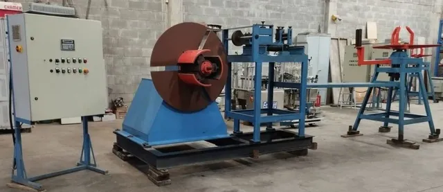 Linha de Desbobinador e Bobinador de Chapas