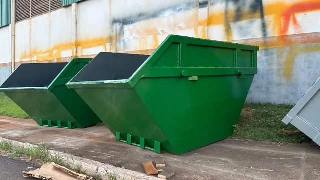 Caçambas para entulho, Caçamba poly, Container Almoxarifado, container galpao estoque