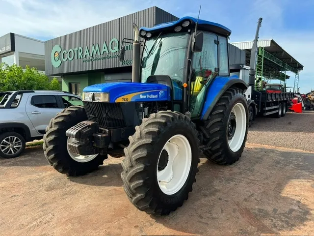 New Holland 7630 4x4 ano 2008 Cabinado