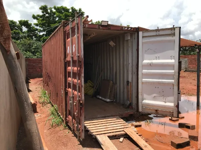 Container Marítimo Dry HC - 6 m - Com Proteção Anti-Furto -20 Pés (Mais alto que o padrão)