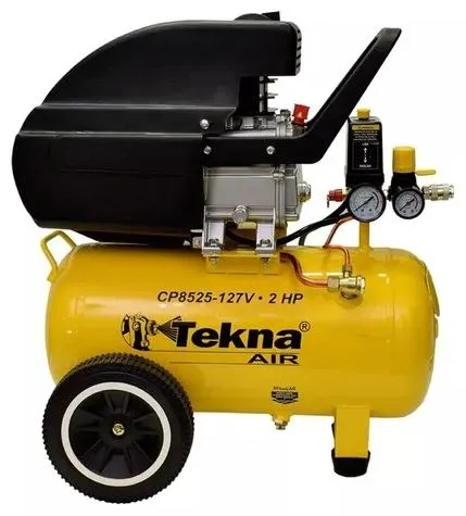 compressor de ar cp8525 24 litros 2hp - tekna- nunca usado!