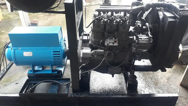 Gerador de energia 36 KVA com motor diesel MWM usado