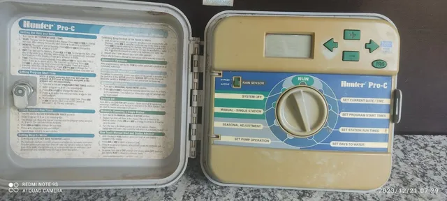 Controlador irrigação hunter 15 estações