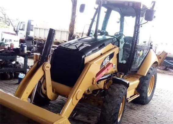 Retro escavadeira Caterpillar 416 2016